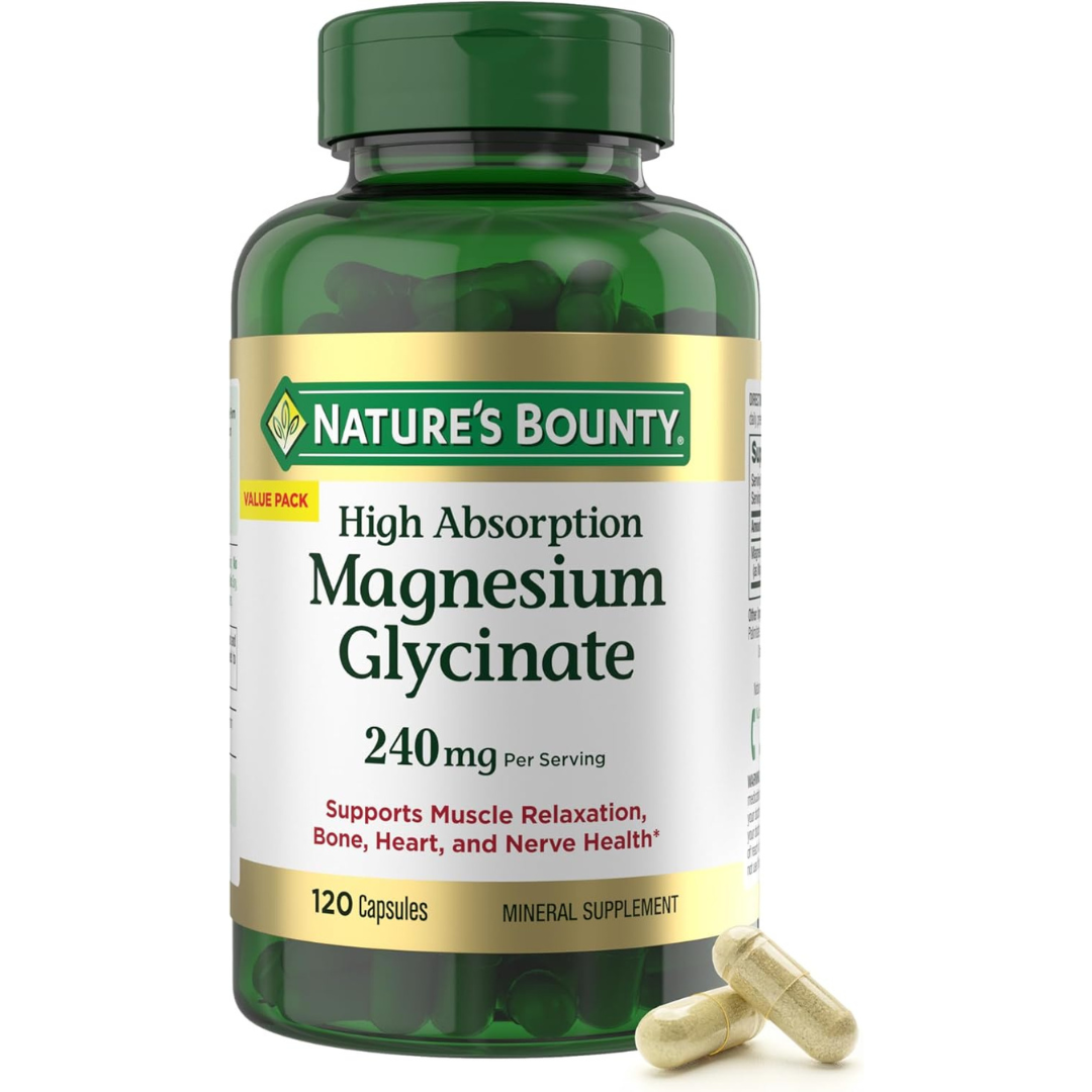 Nature’s Bounty High Absorption Magnesium Glycinate