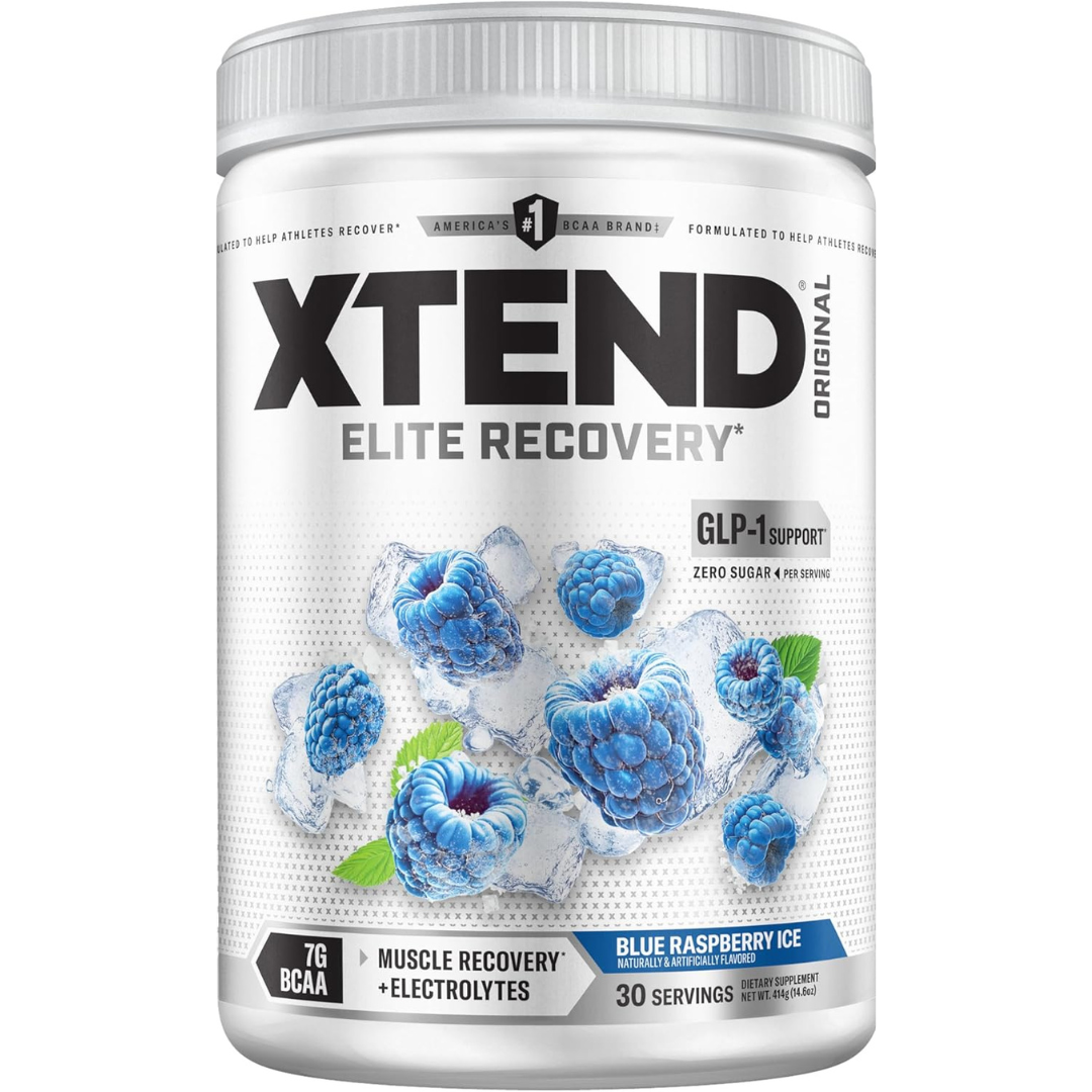 Xtend Original BCAA Powder, 7g BCAAs and 2.5g L-Glutamine for Muscle Recovery