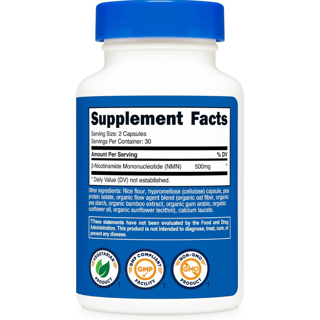 Nutricost NMN (Nicotinamide Mononucleotide) 500mg