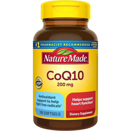 Nature Made CoQ10 200mg Softgels Dietary Supplement