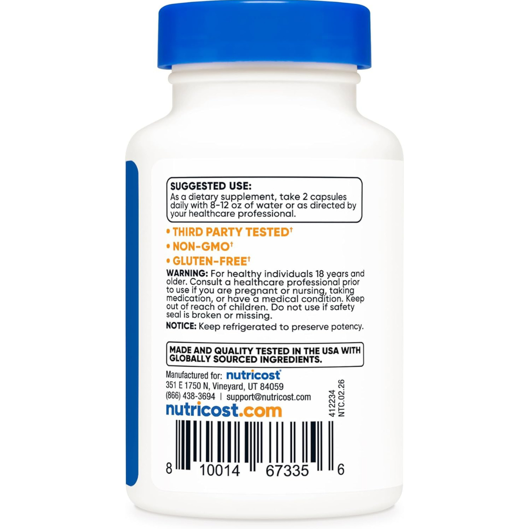 Nutricost NMN (Nicotinamide Mononucleotide) 500mg
