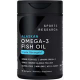 Sports Research® Omega-3 Fish Oil 1250 - Triple Strength Fish Oil Supplement